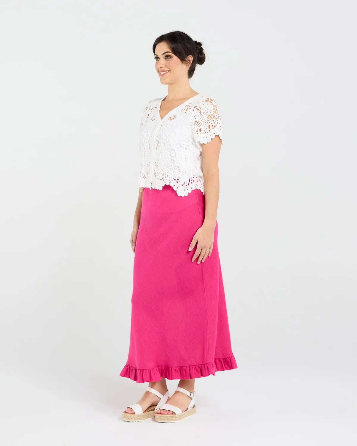 BLACKSTONE AMBER CROCHET STYLE TOP