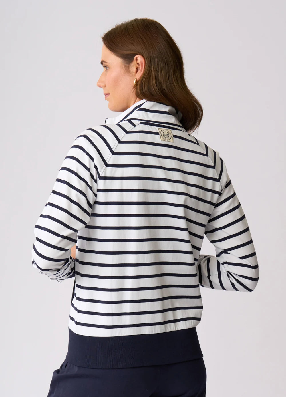 CHARLIE JANE FEATHERSTON ZIP CREW