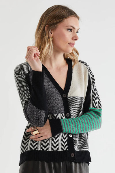 TEXTURED CARDI