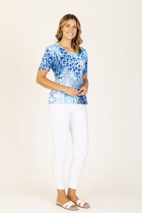PLISSE PLEATED TOP