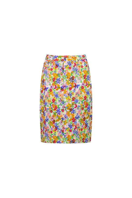 PRINTED L/W SKIRT ETTA