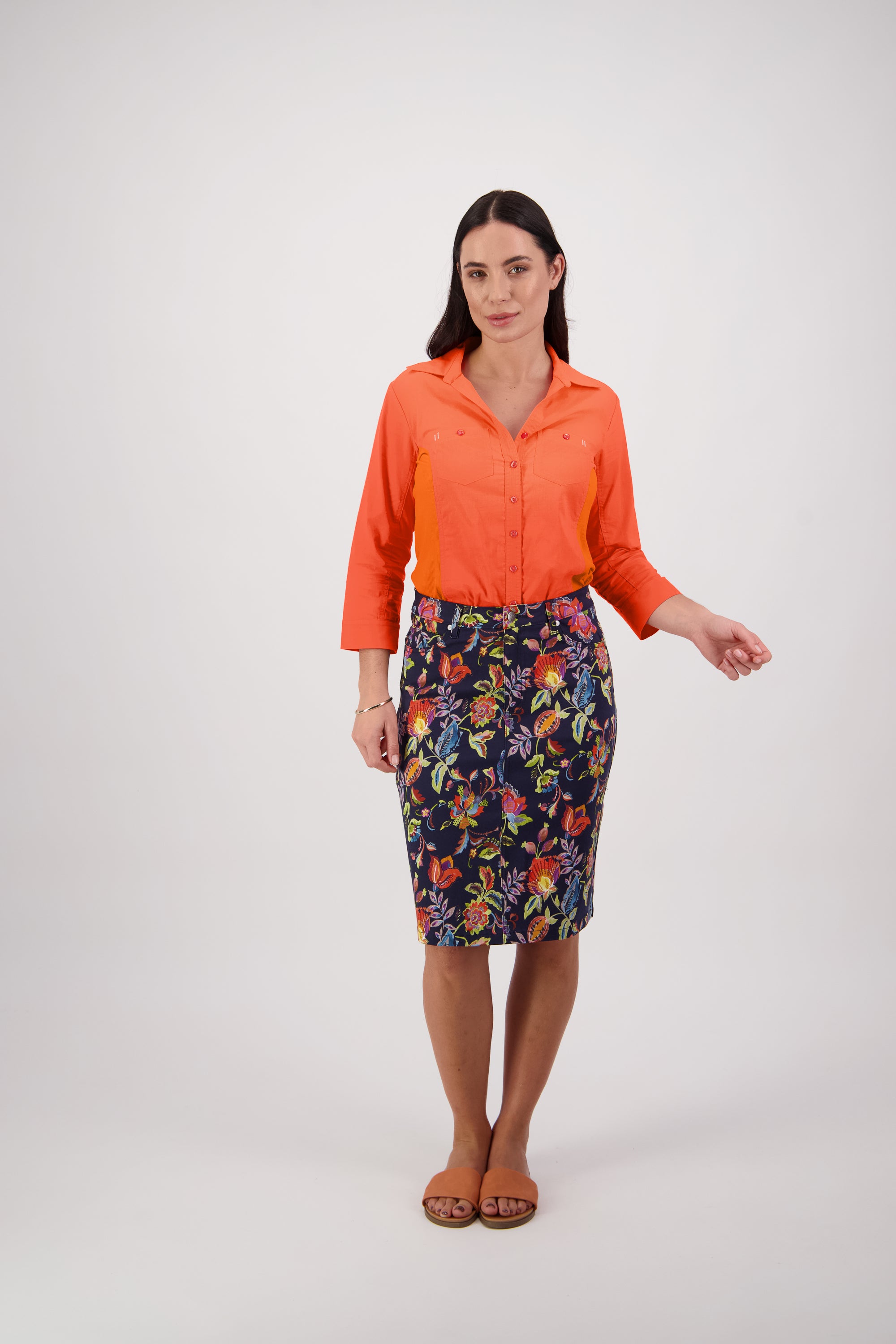 PRINTED L/W SKIRT ETTA