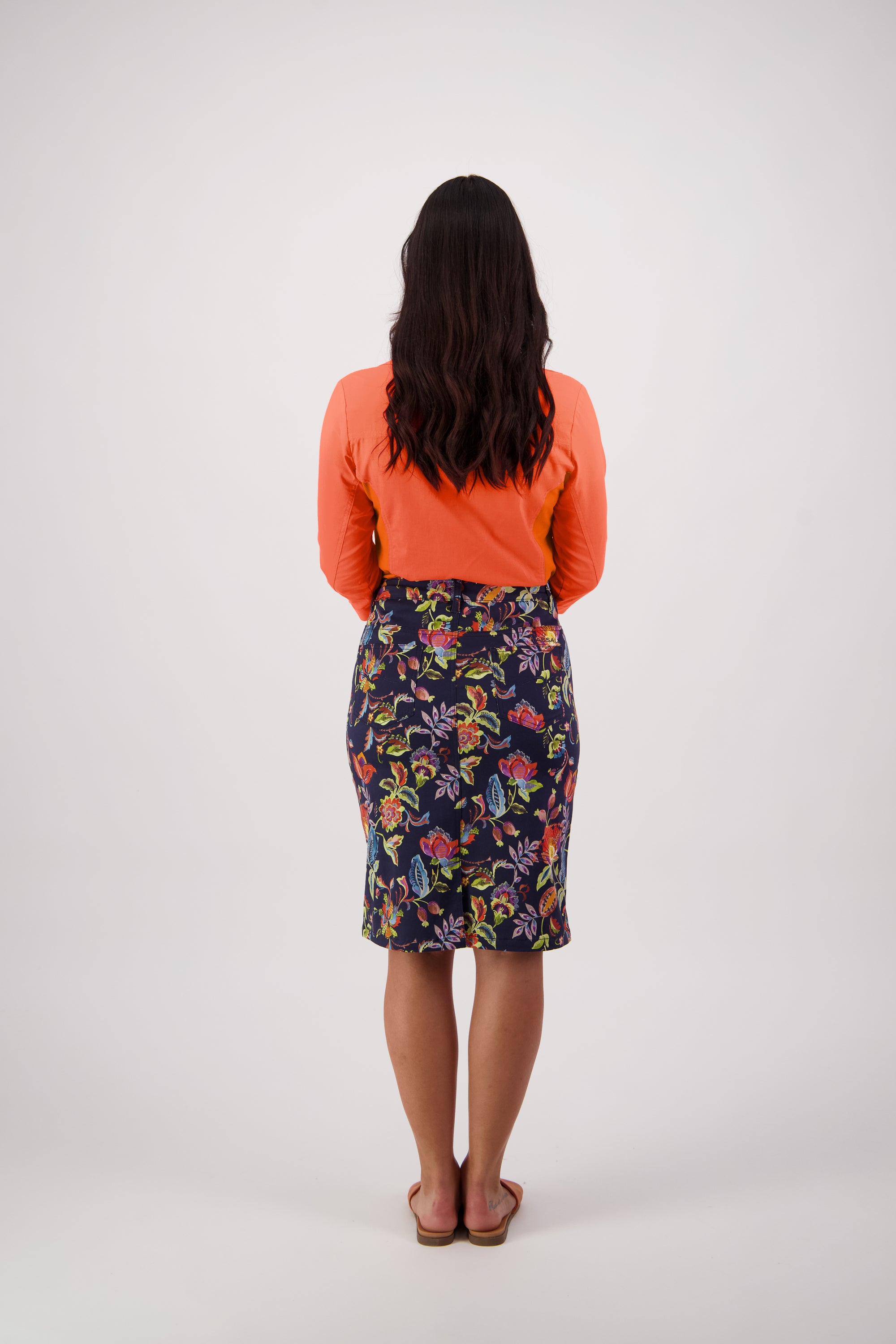 PRINTED L/W SKIRT ETTA