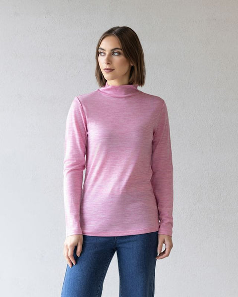 BASIC L/S POLO NECK