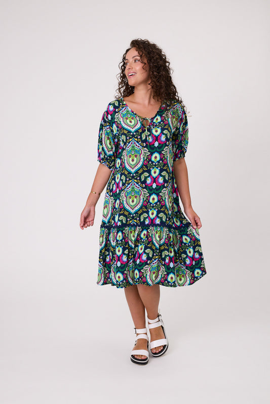 SALERNO PRINTED DRESS