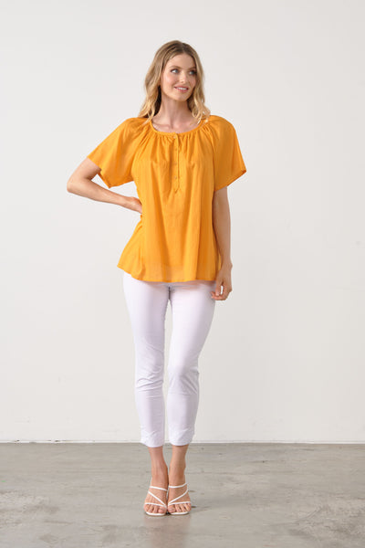BLOUSE WITH PLACKET