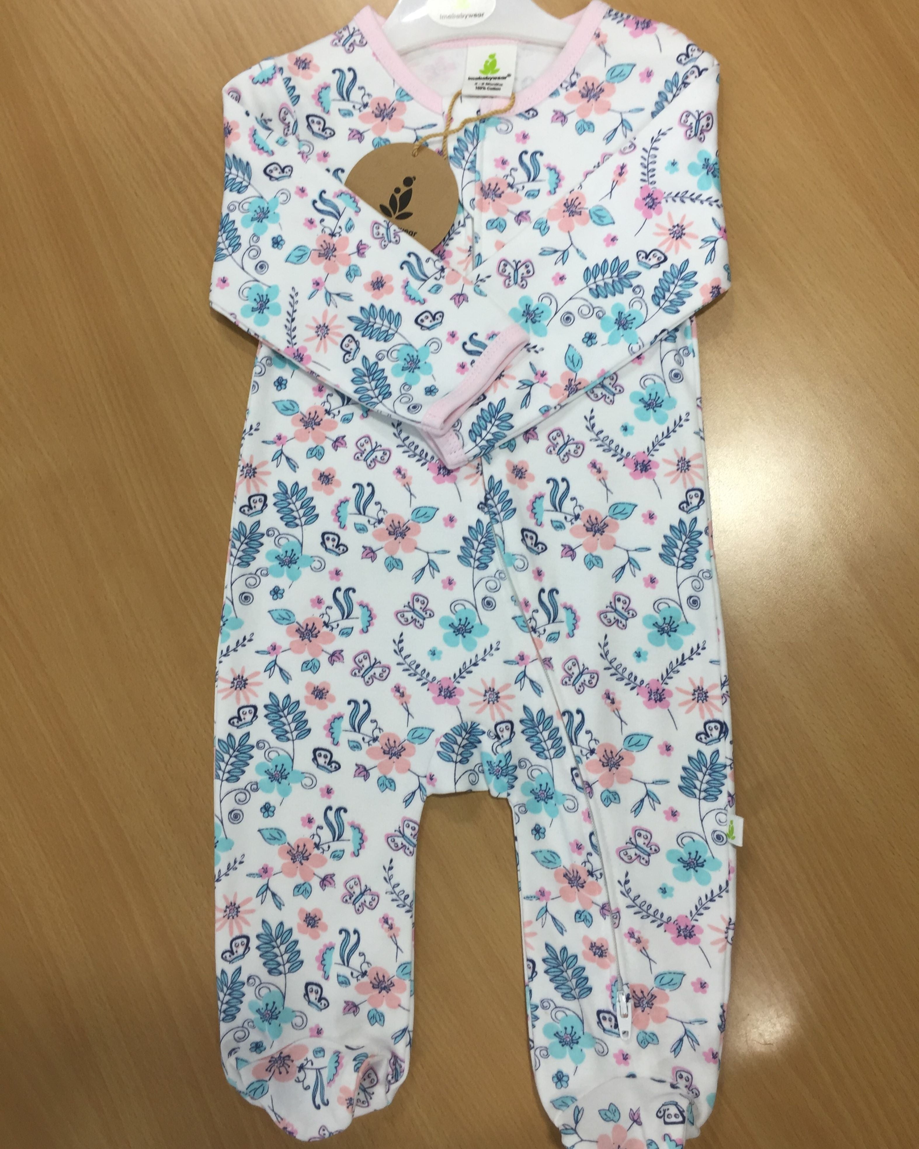 L/S ZIPSUIT WITH FEET