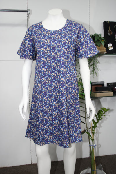 PRINTED SHIFT DRESS