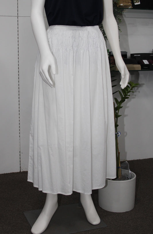 COTTON SKIRT LINED