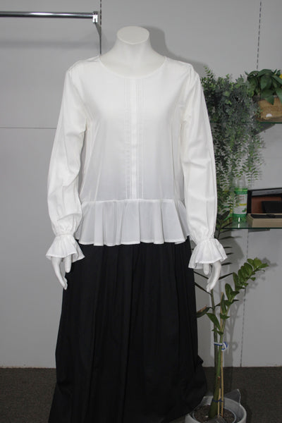 BLAKE PLEATED FRONT BLOUSE
