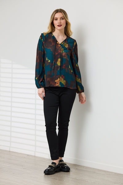 ODYSSEY PRINT BLOUSE