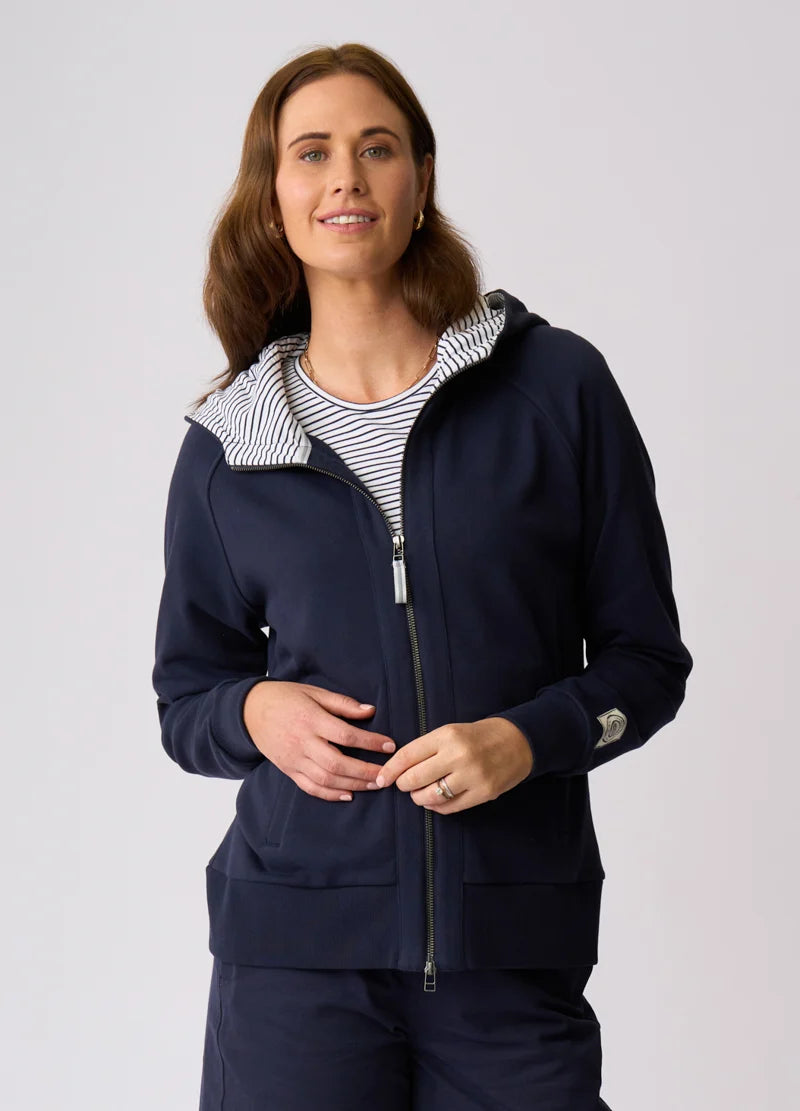 CHARLIE JANE TAI TAPU ZIP SWEAT