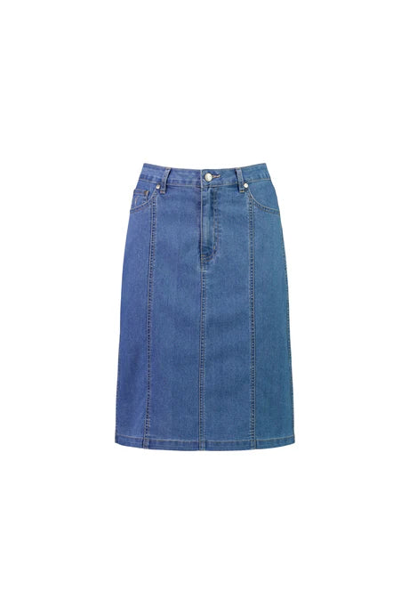 CONTRAST STITCH SKIRT