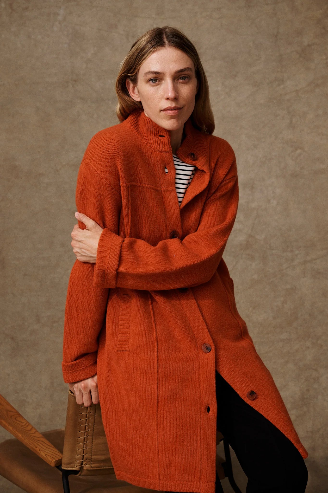 FORCE KNIT COAT