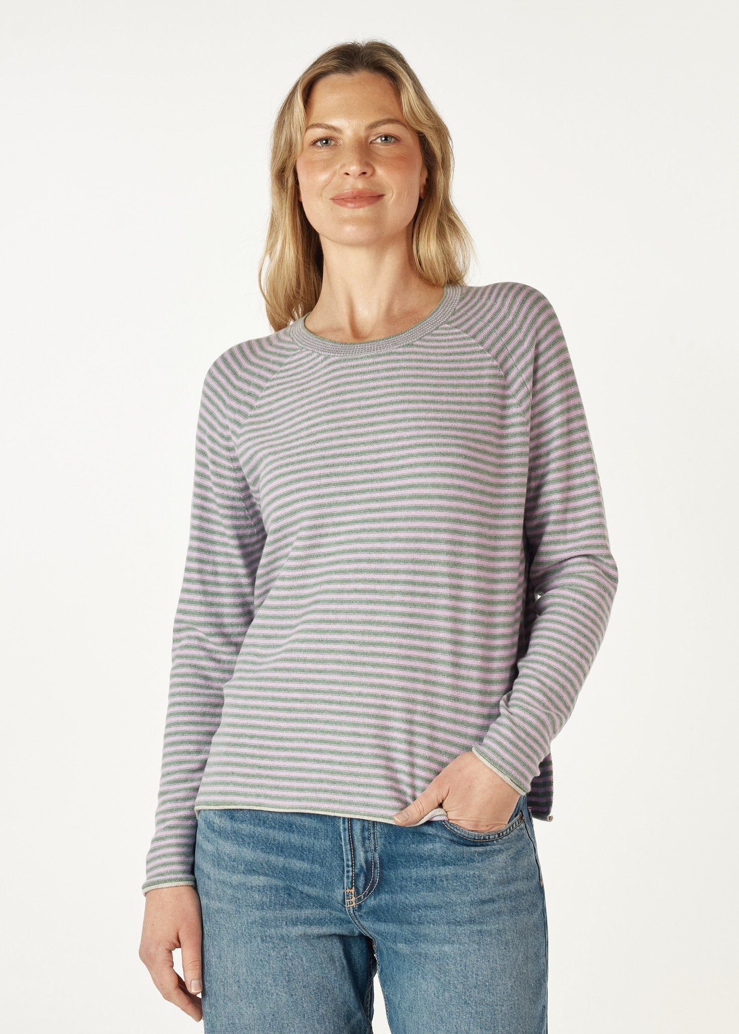 ESSENTIAL STRIPE CREW