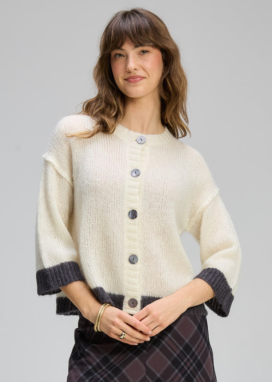 KID MOHAIR CARDI