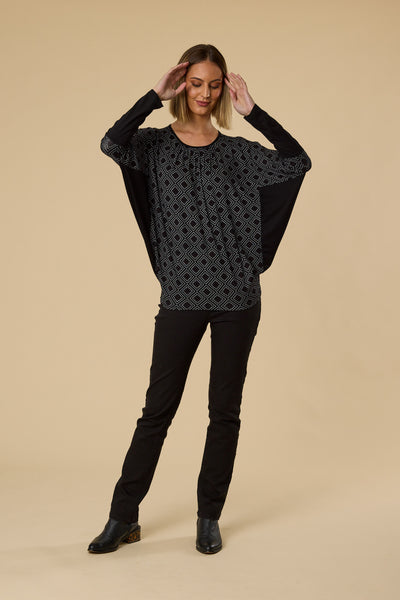 LUNA KNIT BATWING TOP