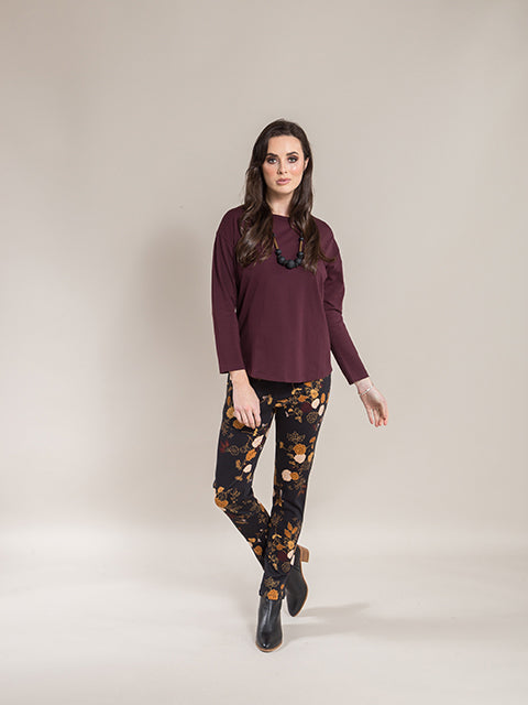 L/S ROUND NECK TOP