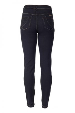 BASKET WEAVE JEAN SKINNY JEANS