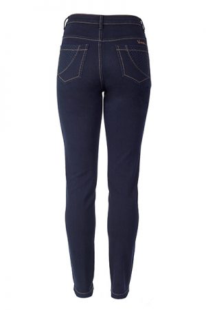 BASKET WEAVE JEAN SKINNY JEANS