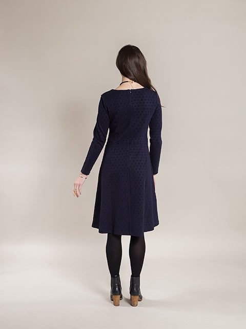 L/S A LINE DRESS