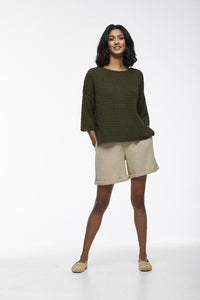 TEXURED PULLOVER