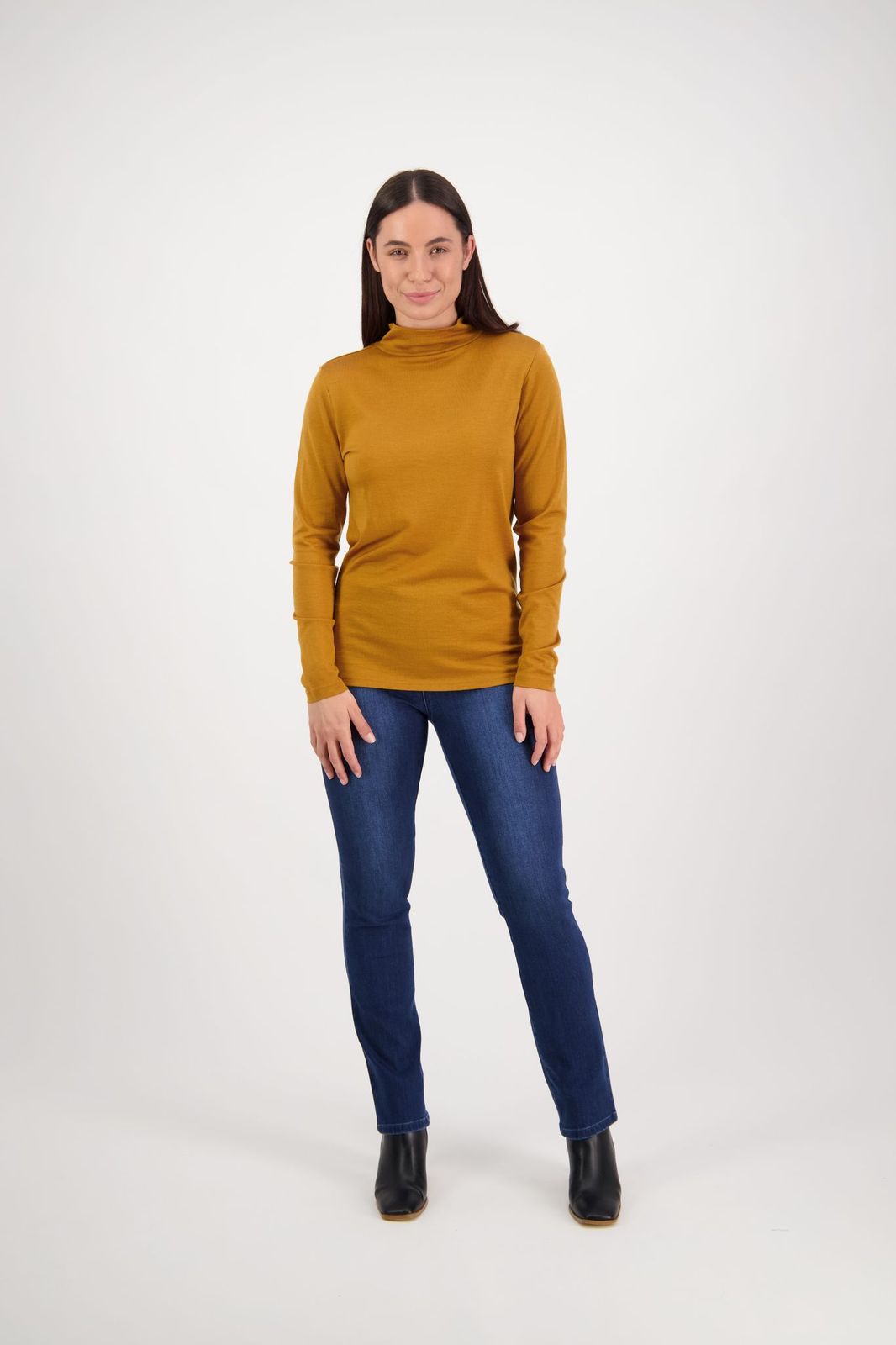 BASIC L/S POLO NECK