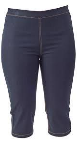 Addisons Clothing Hokitika - 3/4 LEGGING WITH CONTRAST TRIM PULL ON3/4 LEGGING WITH CONTRAST TRIM PULL ON