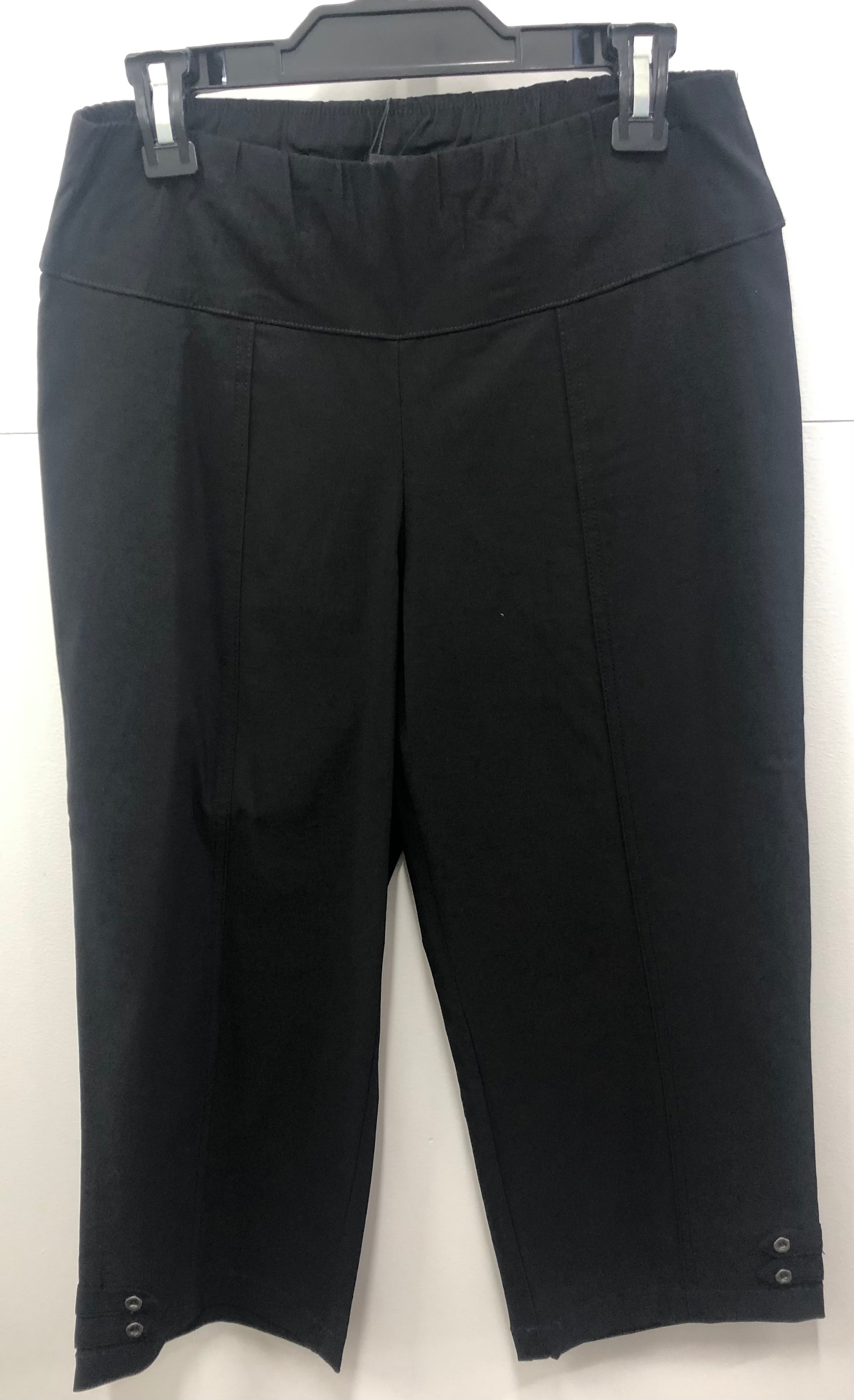 Wide leg bengaline 3/4 pant