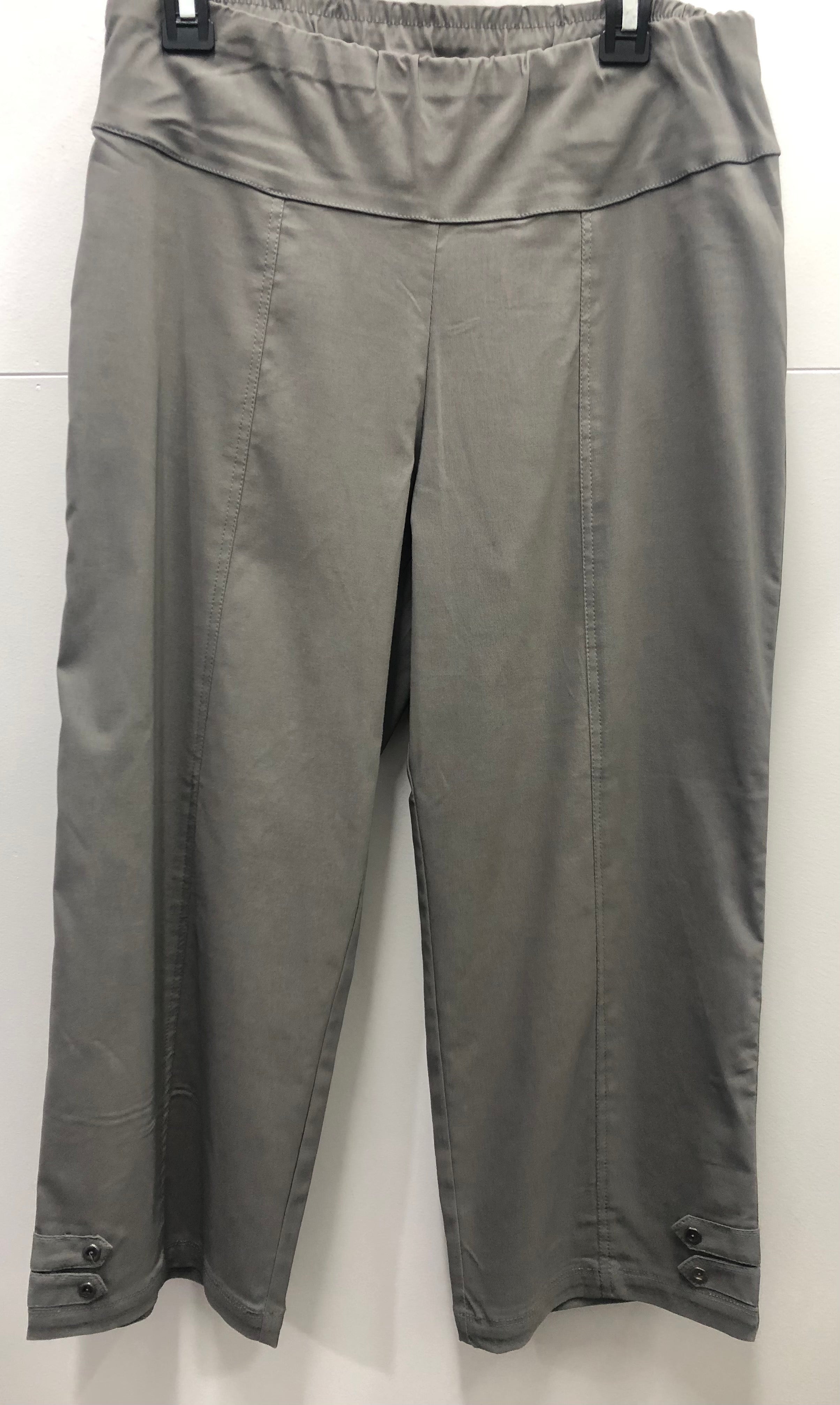 Wide leg bengaline 3/4 pant