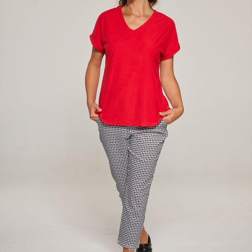 CARMEN TEXTURED TEE