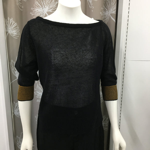 SHOULDER DETAIL PULLOVER