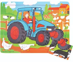 9Pc Tractor Puzzle